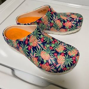 Dansko pineapple clogs